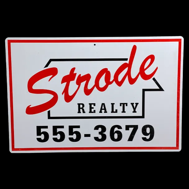 Halloween 1978 - Strode Realty Metal Sign