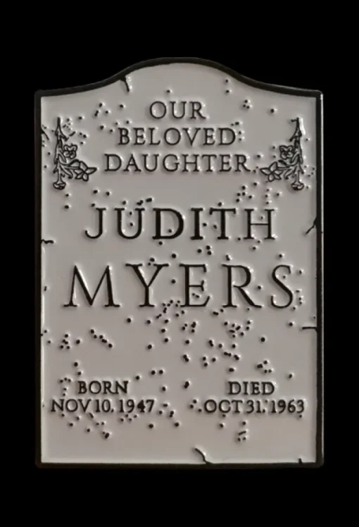 Halloween - Judith Myers Tombstone Enamel Pin