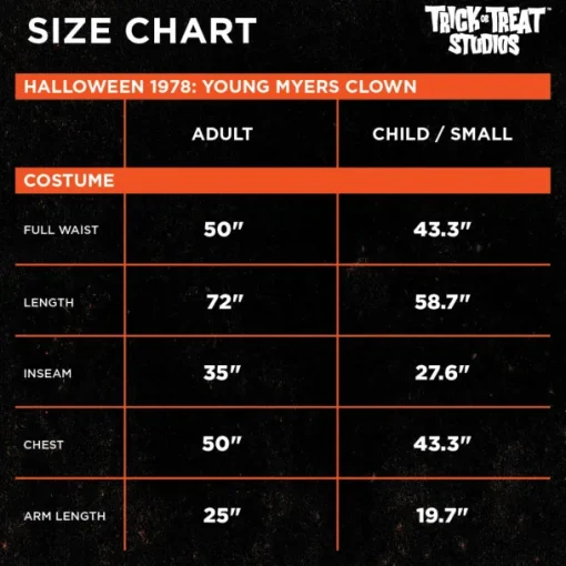 Halloween - Young Michael Myers Clown Costume - Adult