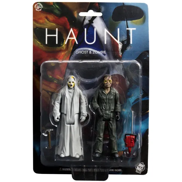 Haunt- Ghost & Zombie - 3.75" Figure 2 Pack