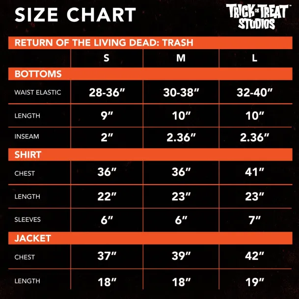 The Return of the Living Dead - Trash Costume